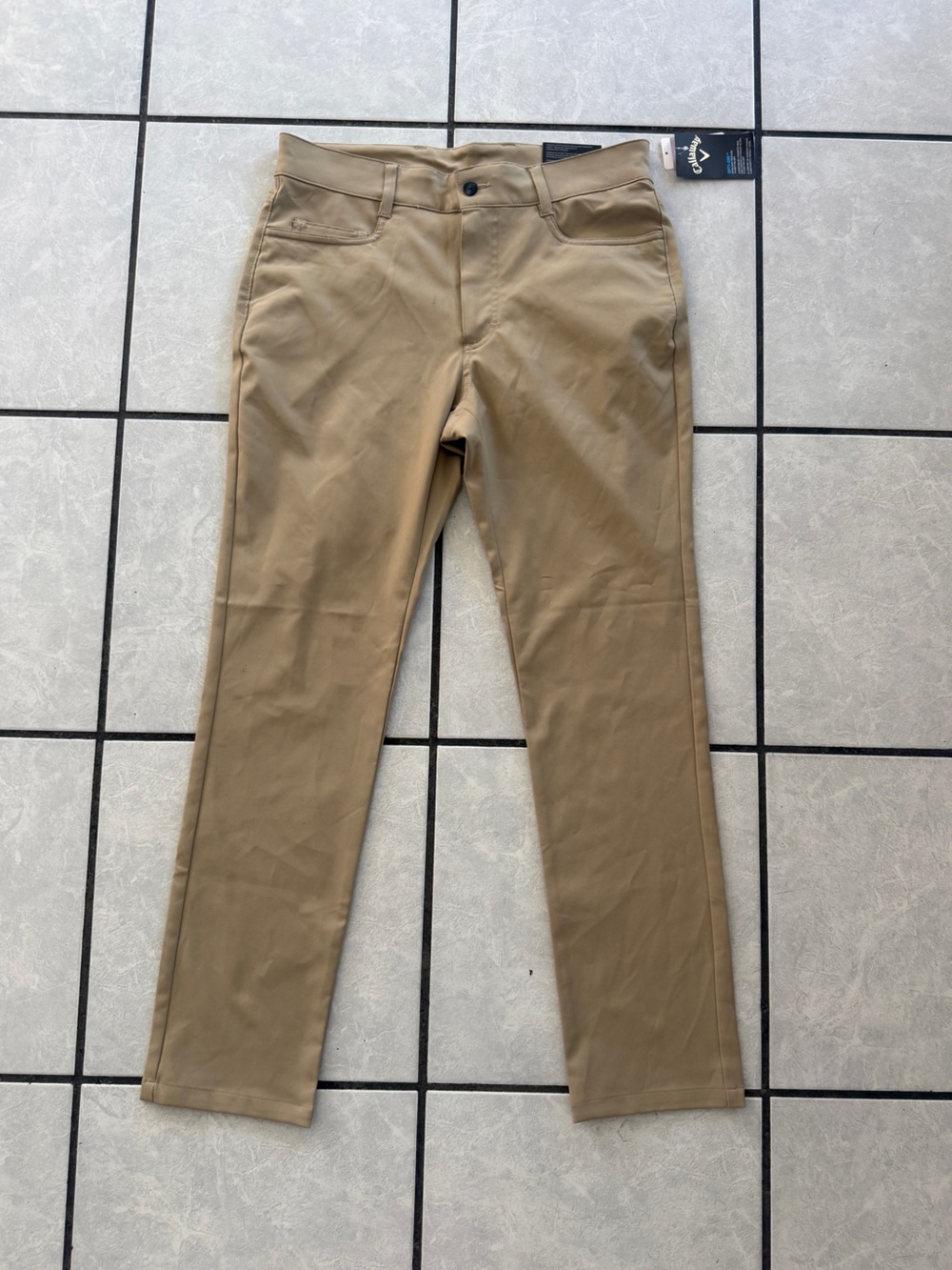Callaway Men's Chino Pants in Khaki Tan
